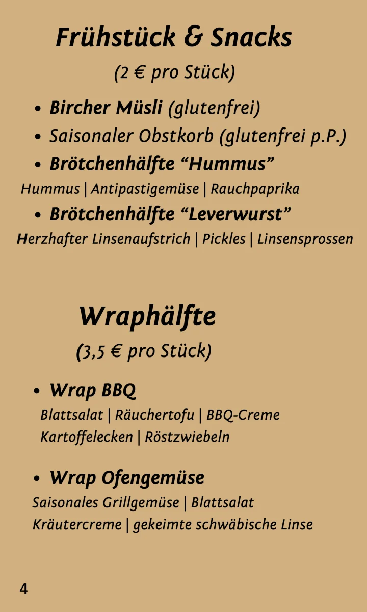 Seite 4 von 8, Abschnitt 2 von 4: Frühstück, Snacks & Fingerfood