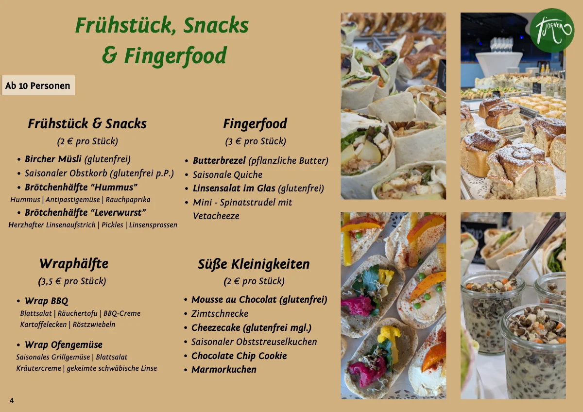 Seite 4 von 8: Frühstück, Snacks & Fingerfood